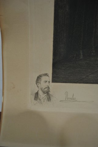 Grabado presentación de Don Juan de Austria