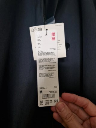 Gabardina ligera Uniqlo Nueva