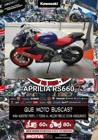 2026 VER DESCRIPCIÓN OFERTA APRILIA RS660/ TUONO