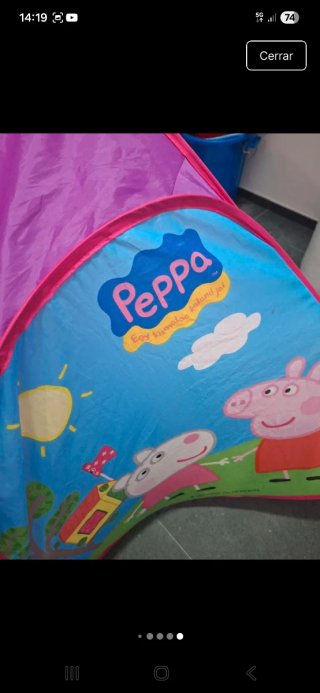Carpa infantil Peppa Pig
