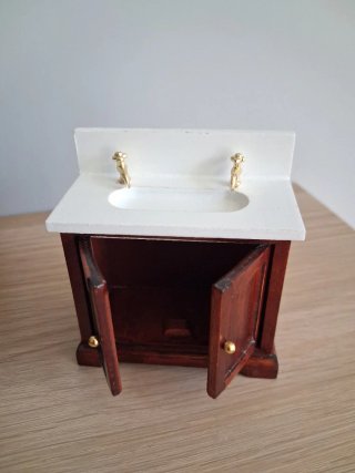 Conjunto baño juguete madera