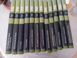 Conjunto de libros medicina natural salud y bienes