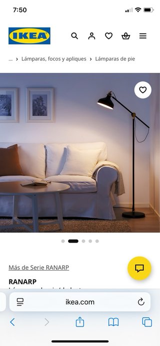 Lámpara de pie Ikea Ranarp