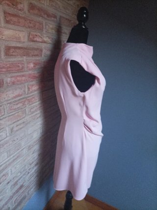 Vestido Zara Asimétrico Rosa Talla Única sin estre
