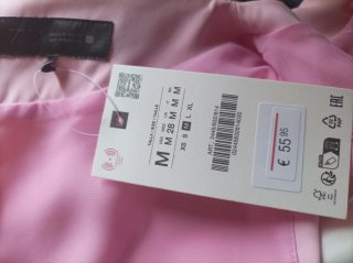 Vestido Zara Asimétrico Rosa Talla Única sin estre