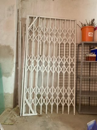 Reja de tijera blanca 2 hojas