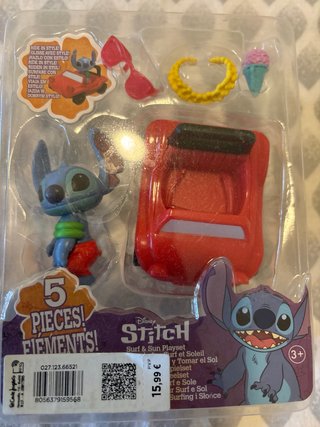 Lote 2 Figuras Stitch Playset 5 y 6 Pzs