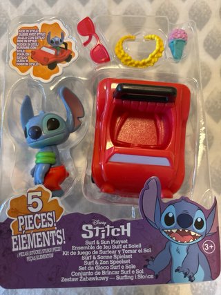 Lote 2 Figuras Stitch Playset 5 y 6 Pzs