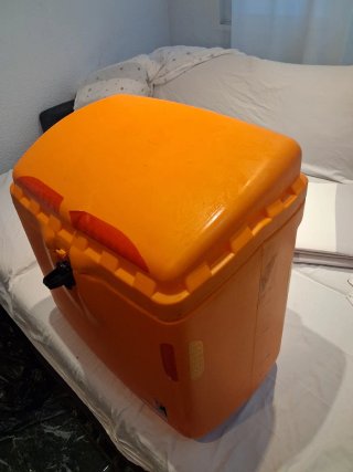 Baúl 90L de reparto naranja (Just it, glovo, pizza