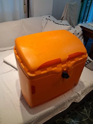 Baúl 90L de reparto naranja (Just it, glovo, pizza