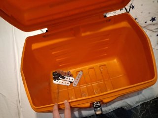 Baúl 90L de reparto naranja (Just it, glovo, pizza