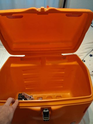 Baúl 90L de reparto naranja (Just it, glovo, pizza
