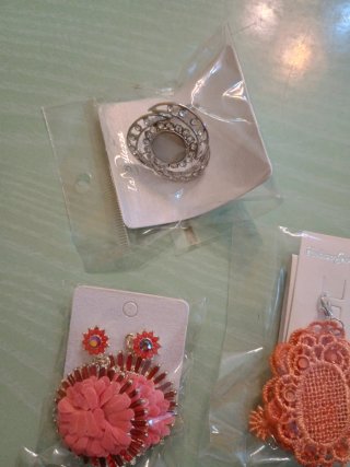 Set Bigiotteria: Anello, Orecchini, Pendente