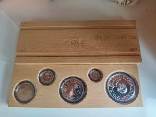 Set 5 Monedas Plata V Centenario 1492-1992
