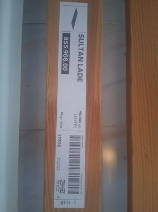 Cama Diván Ikea Blanca Metal y Madera