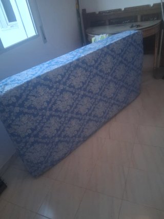 Cama Diván Ikea Blanca Metal y Madera