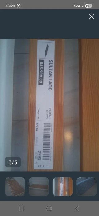Oferta Cama Sofa Ikea Blanca Metal  Madera regalo