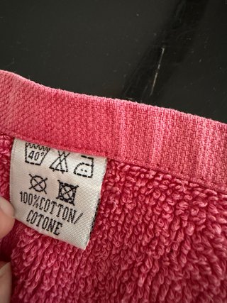 Asciugamano bidè Krizia rosso