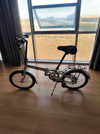 Bicicleta Plegable Blanca