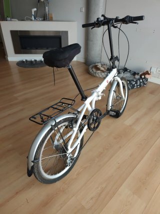 Bicicleta Plegable Blanca