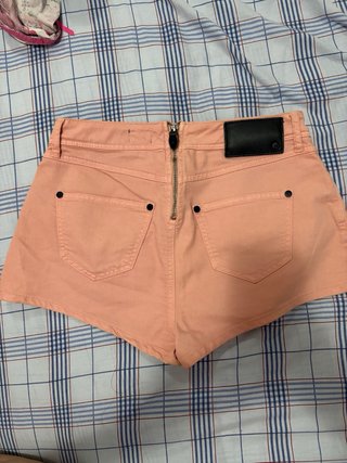 RIHANNA X RIVER ISLAND - Shorts vaqueros rosa 40