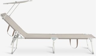 Tumbona Plegable JYSK Beige (x2Uds)