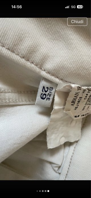 Armani Jeans Beige Donna Taglia L