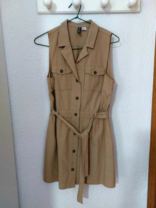 Vestido H&M Beige Talla S