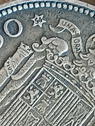 6 Monedas 2,5 Pesetas 1953