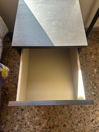 Mesita Noche IKEA 2 Cajones Negra