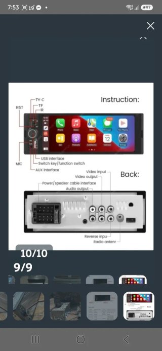 Radio Coche NaviFly 1 DIN Multimedia