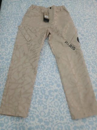 Calças PSG x Jordan bege