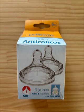 Tetinas Dr. Brown Anticólicos Nivel 1 (0m+)