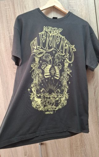 Camiseta oversize Bershka M Estampado Místico