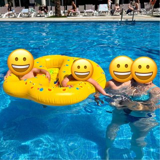 Flotador Gemelar Hinchable para Bebés