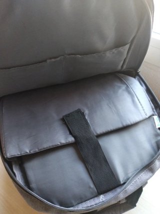 Mochila para portátil gris