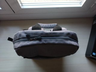 Mochila para portátil gris