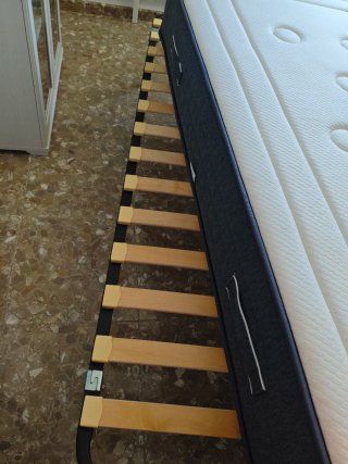 Colchón 90, Somier y Cabecero Madera