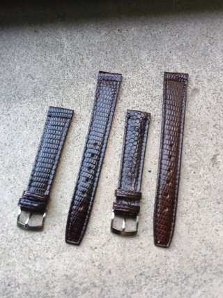 Cinturino vintage lucertola marrone
