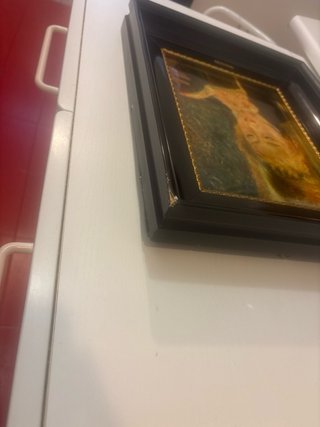 Cuadro estilo Renoir con marco madera