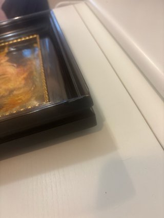 Cuadro estilo Renoir con marco madera