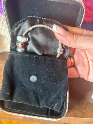 Pulsera Pandora Plata con Charms Navideños