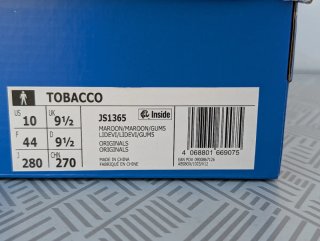 ADIDAS TOBACCO T-42 2/3 y T-44
