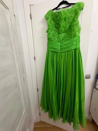 Vestido Roberto Verino invitada verde