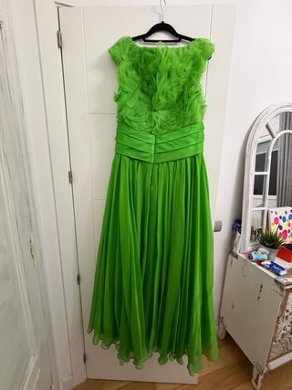 Vestido Roberto Verino invitada verde