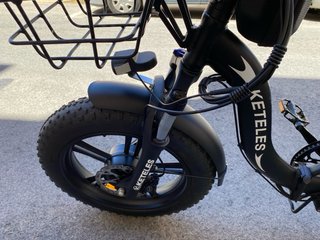 Bicicleta Eléctrica Keteles Fat Bike Negra