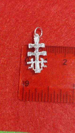 Cruz de Caravaca de Plata de Ley