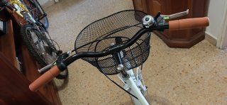 Bicicletta unisex con cestino