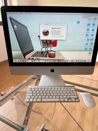 Imac Apple Plata/Blanco
