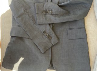 Traje Massimo Dutti gris completo